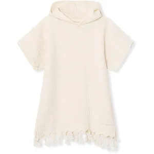 MINI A TURE Cansu Poncho Papyrus White