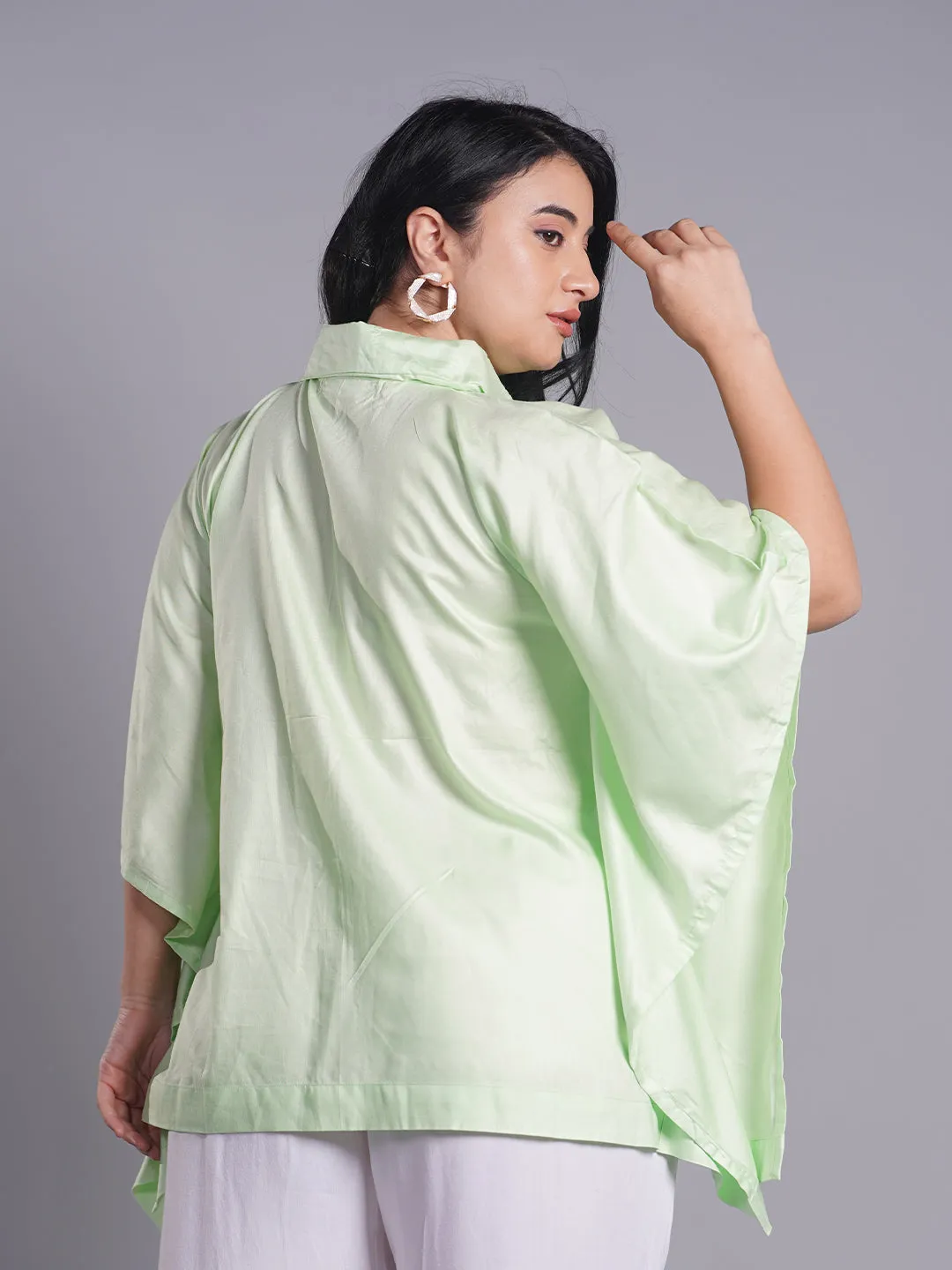 Mint Kaftan Top - Budding