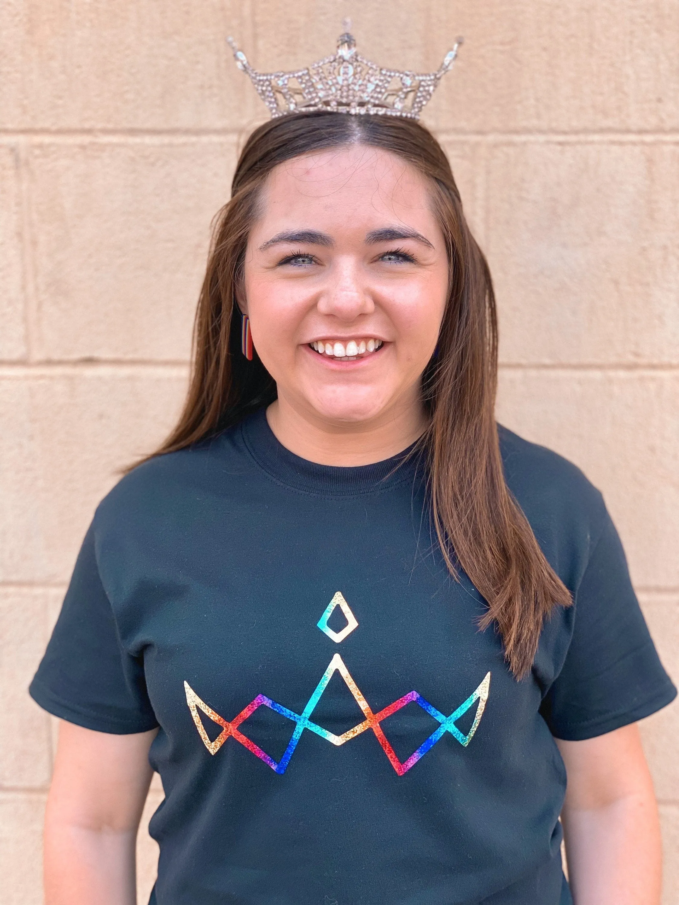 Miss America Organization Rainbow Crown Shirt