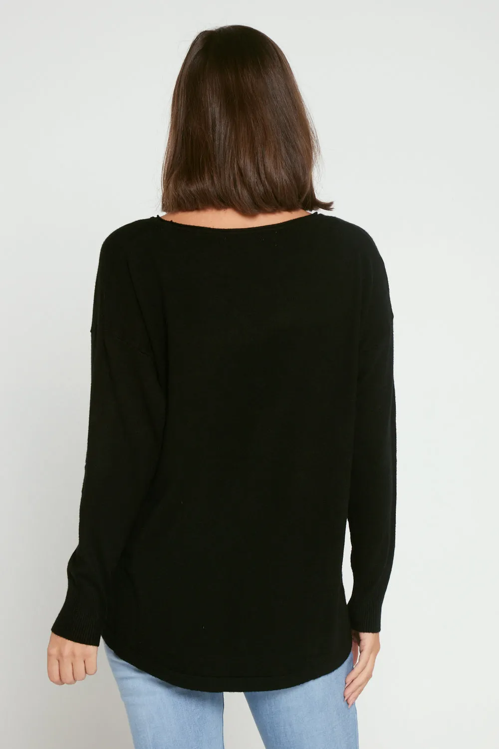 Nola Knit Jumper - Black