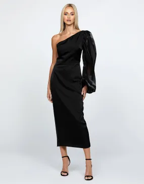 NYSSA ONE SLEEVE MIDI B67D41S