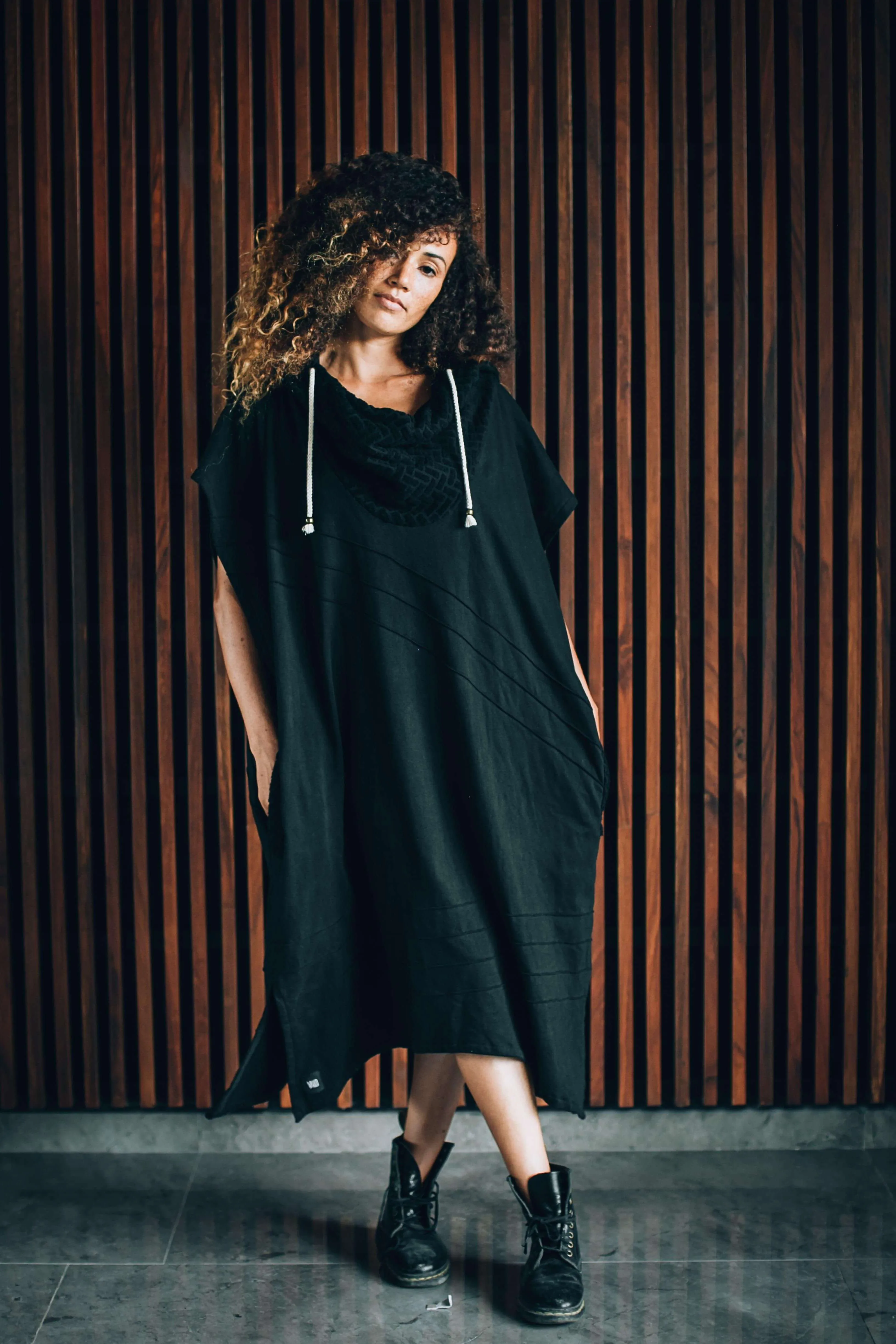 ONSEN - Long Oversized Hooded Poncho Robe