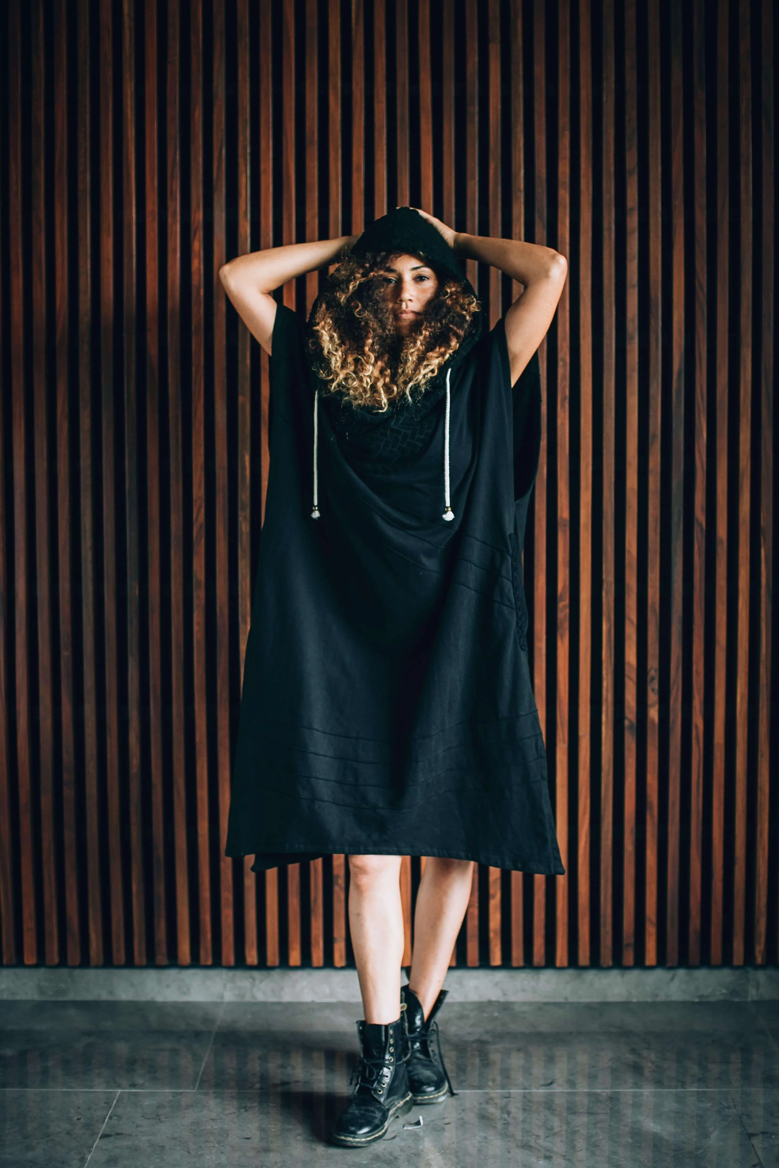 ONSEN - Long Oversized Hooded Poncho Robe