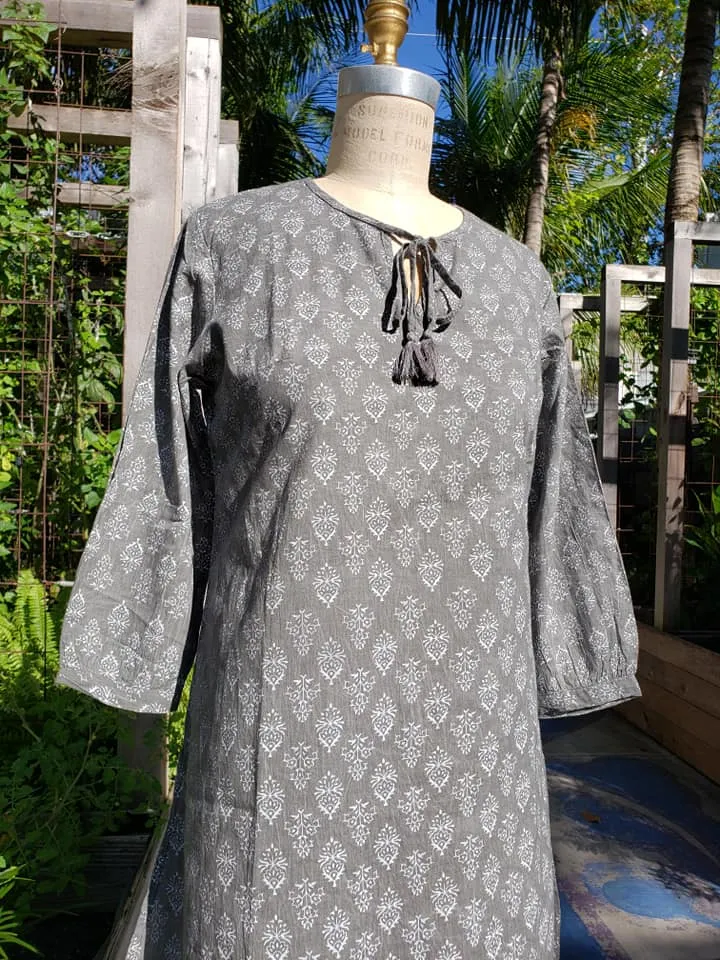 Organic Cotton Peasant Tunic