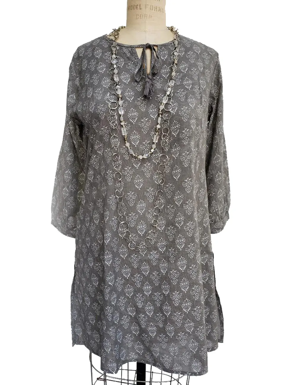 Organic Cotton Peasant Tunic