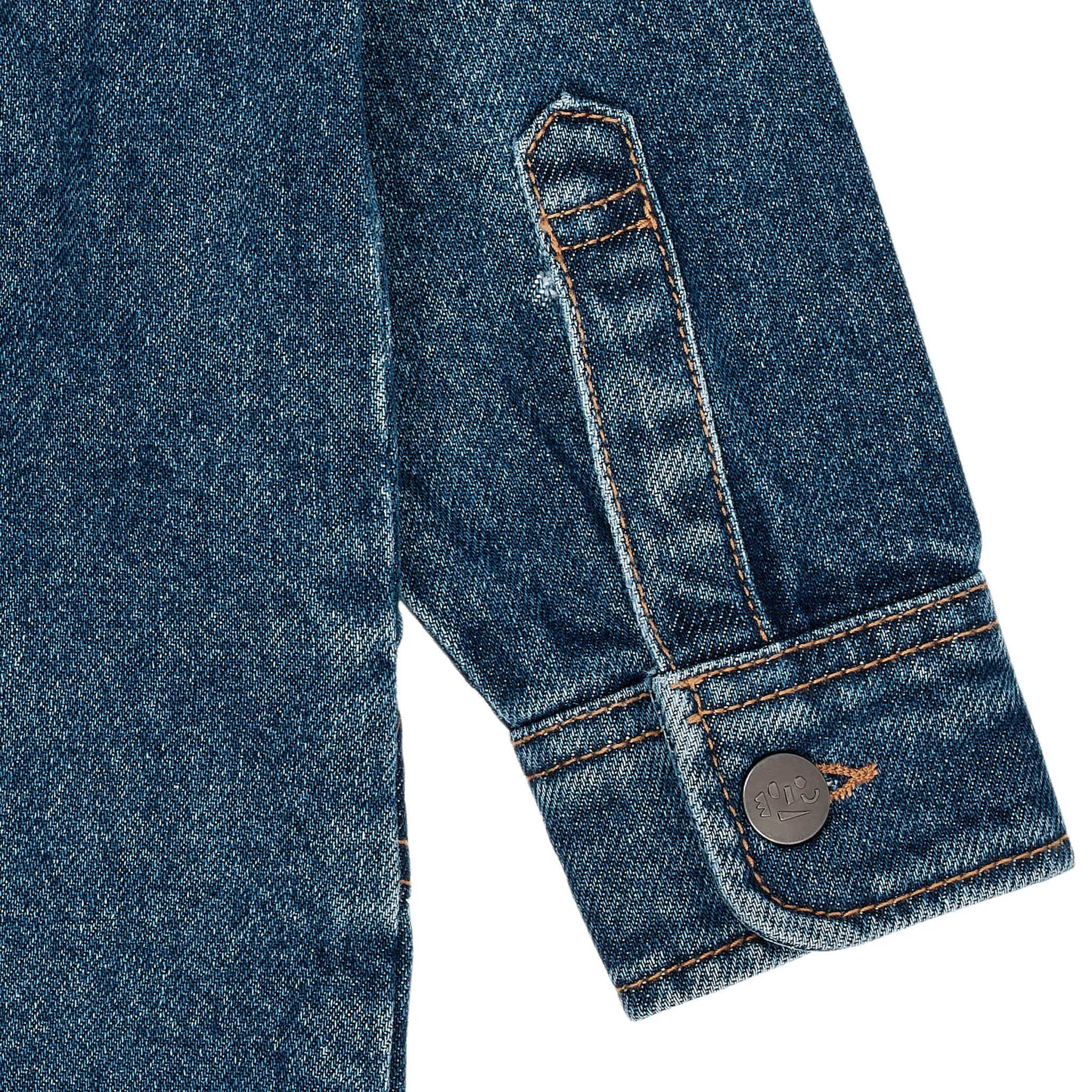 ORGANIC JEANS JACKET - INDIGO BLUE WASHED