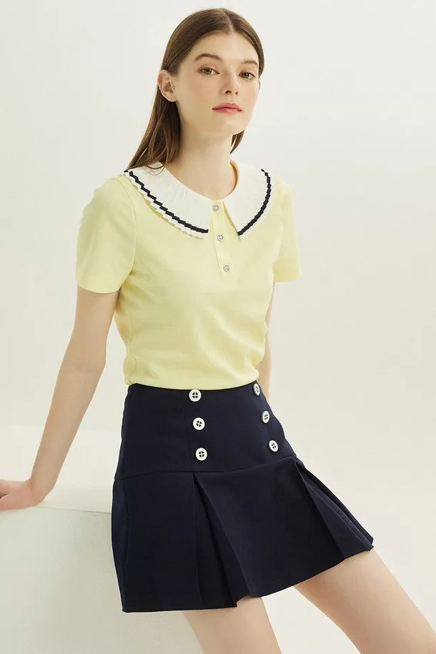 [PlayDEBB]Box Pleated Golf Skirt _NV