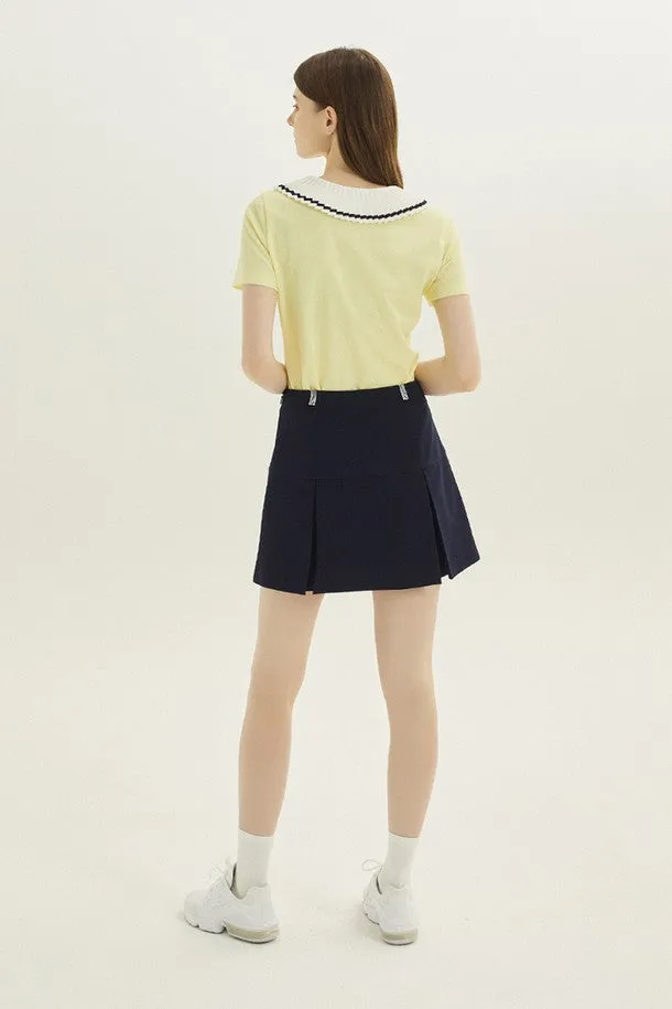 [PlayDEBB]Box Pleated Golf Skirt _NV