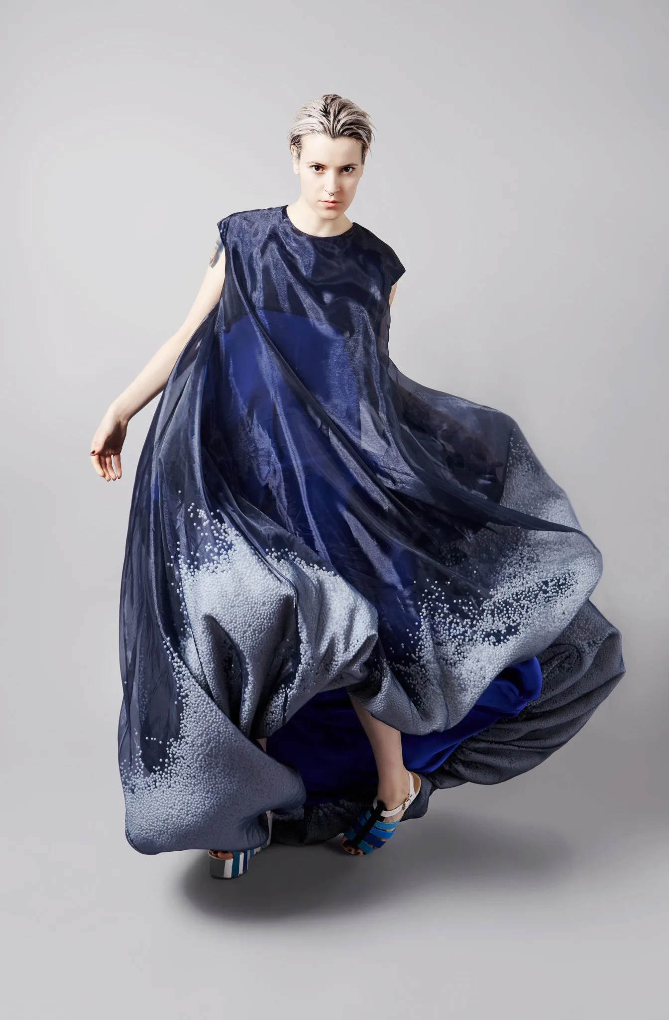 Poly Ball beanbag "Nimbus" Floor Length Dress