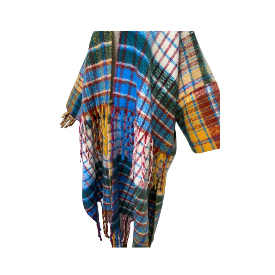 Pre Order: Plaid Tassel Cardigan - WINI