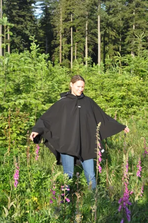 Rain Poncho - Black (TALL)