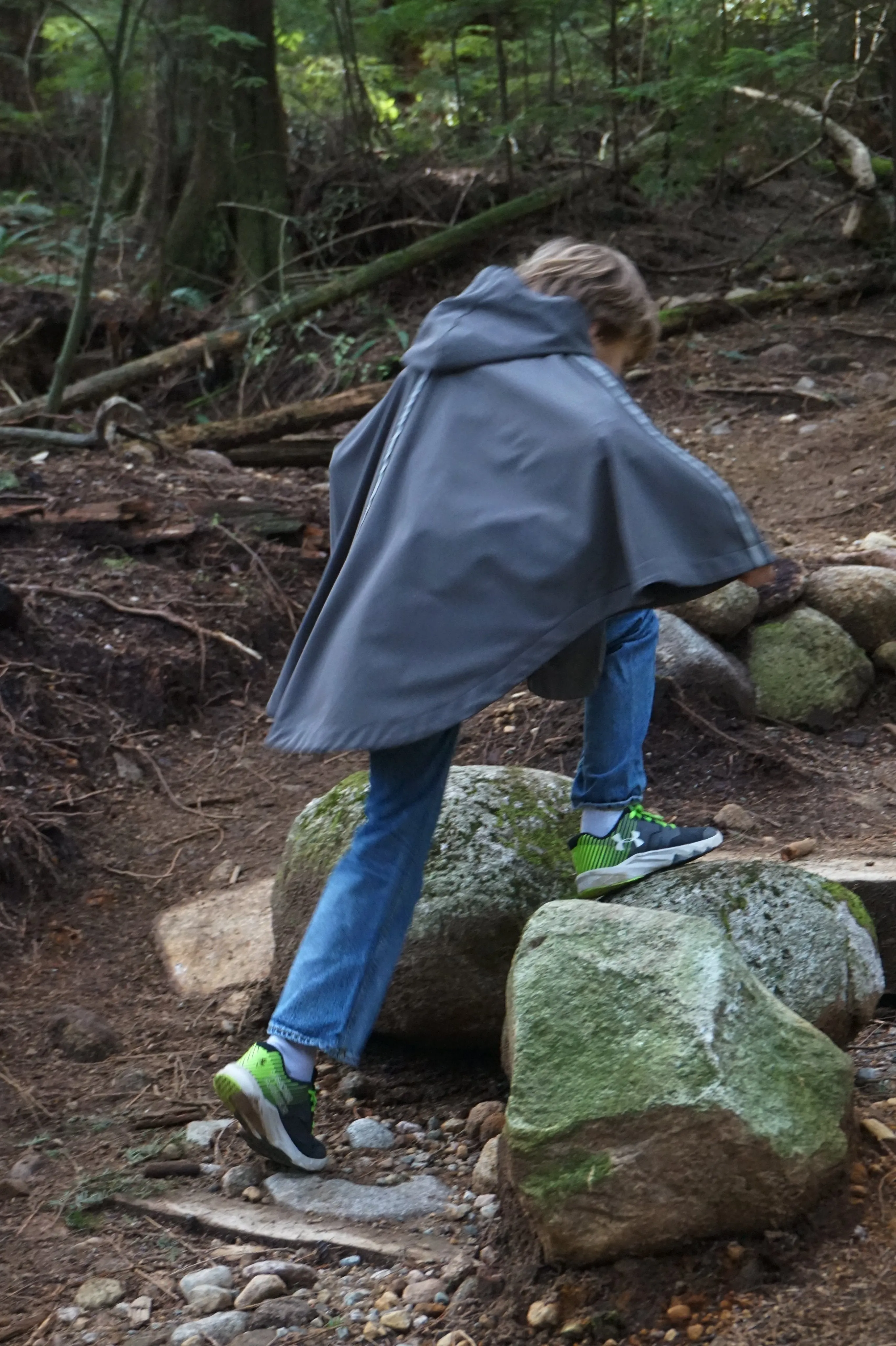 Rain Poncho - Charcoal