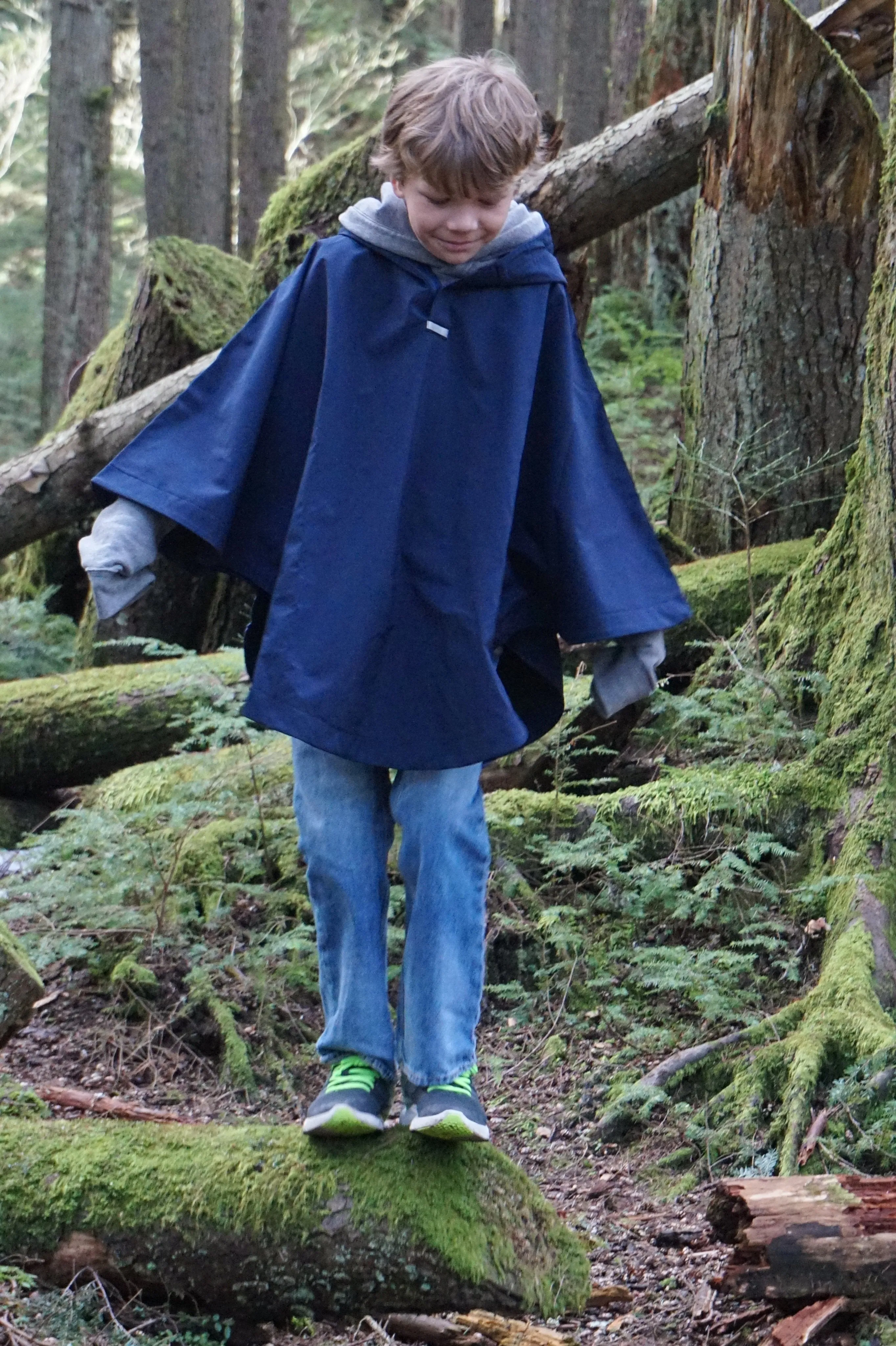 Rain Poncho -navy