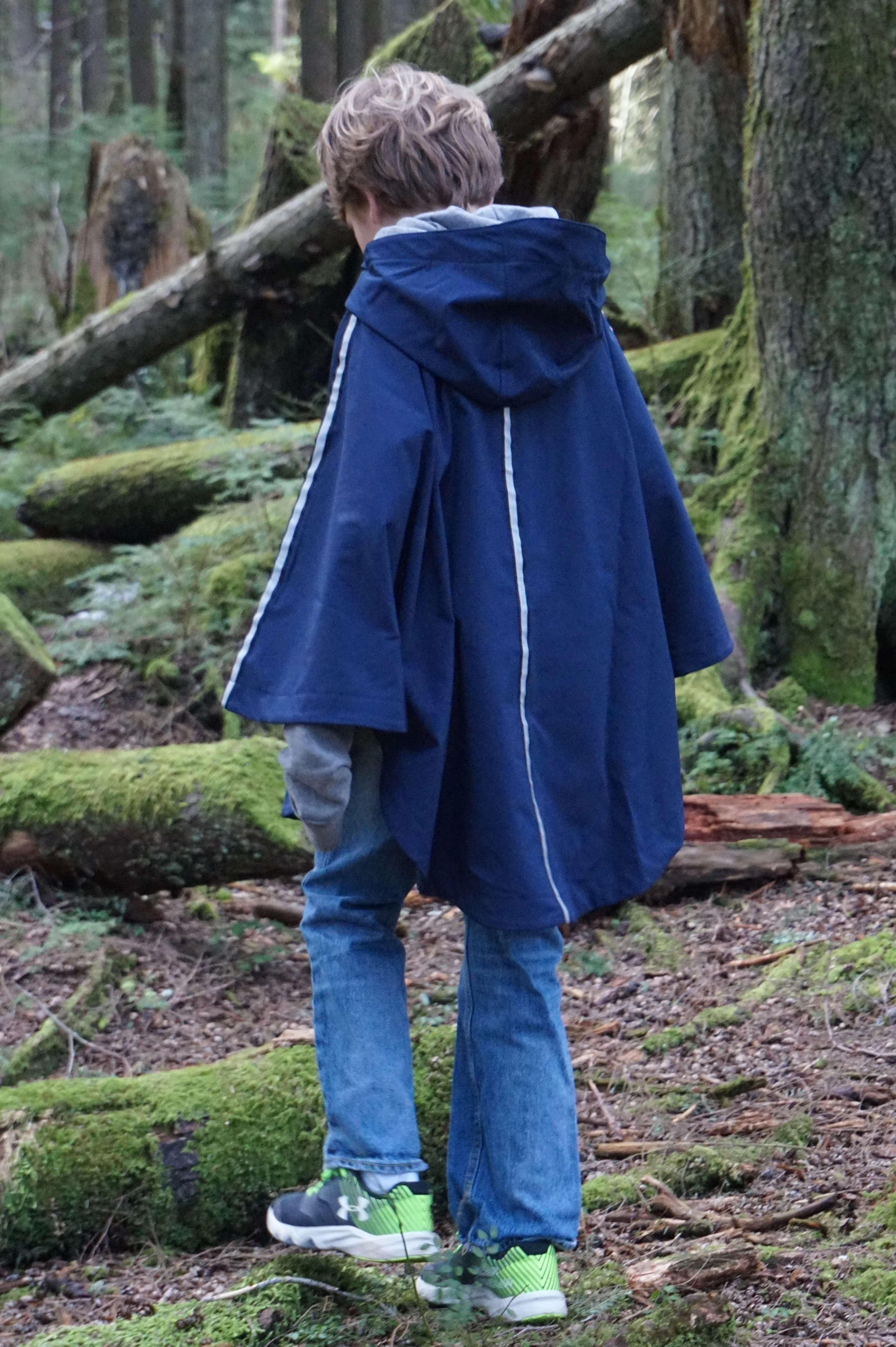 Rain Poncho -navy