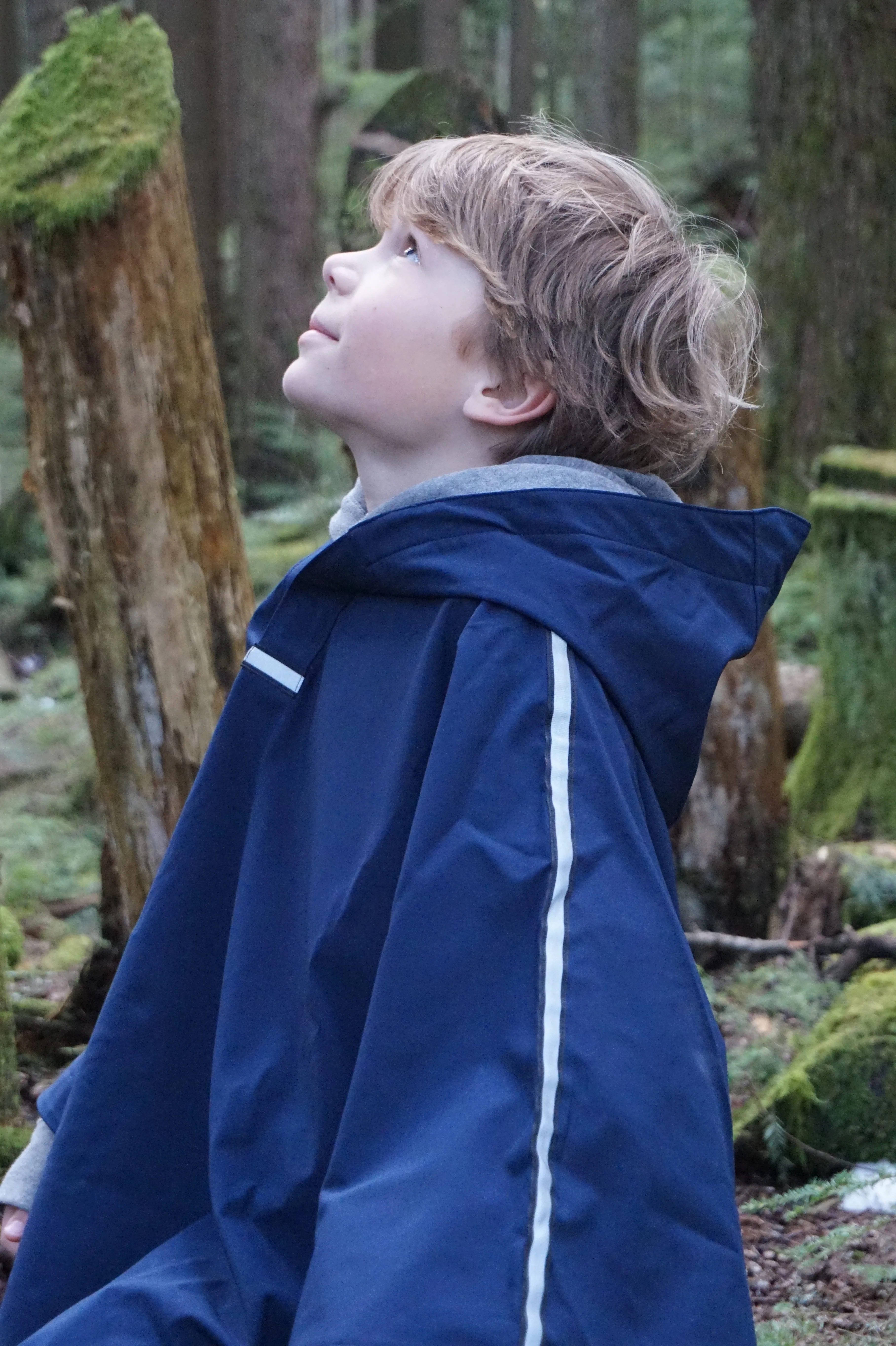 Rain Poncho -navy