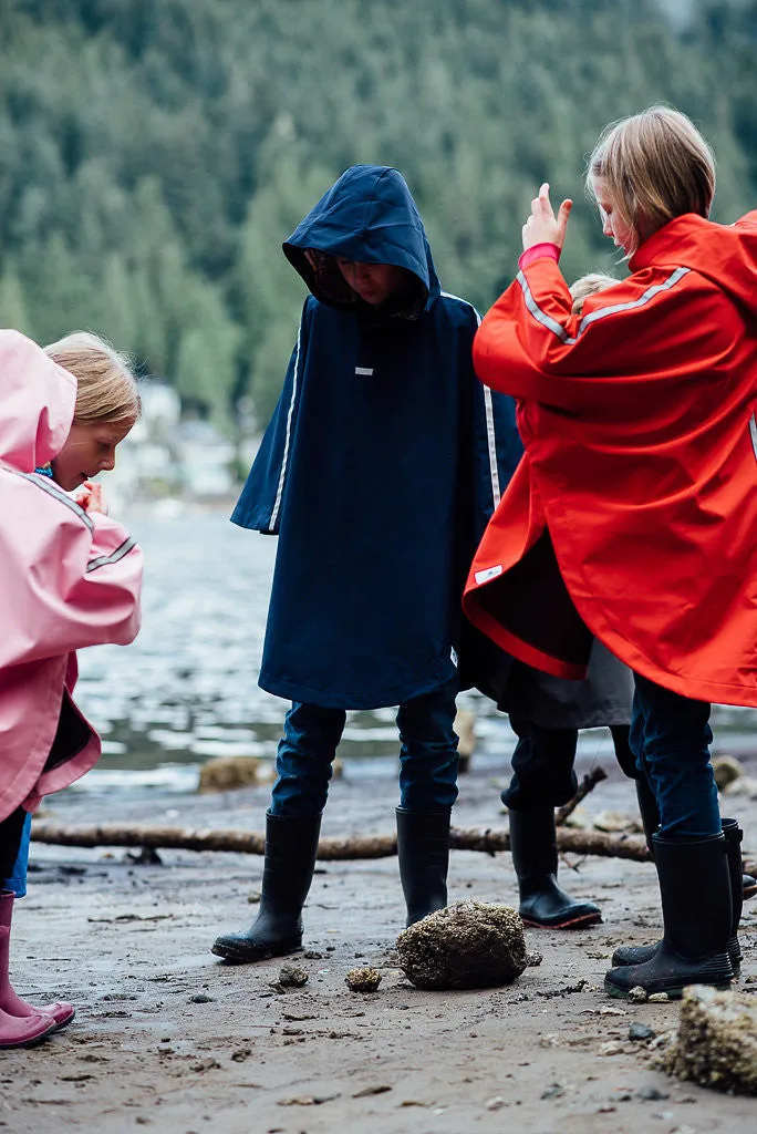 Rain Poncho -navy