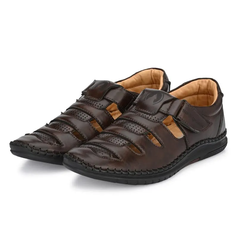 Rising Wolf Kids Synthetic Leather Sandal For Children - 5 UK