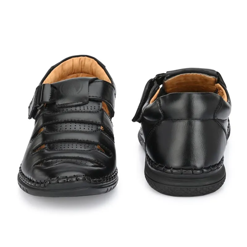 Rising Wolf Synthetic Leather Sandal For Kid Boys - 4 UK