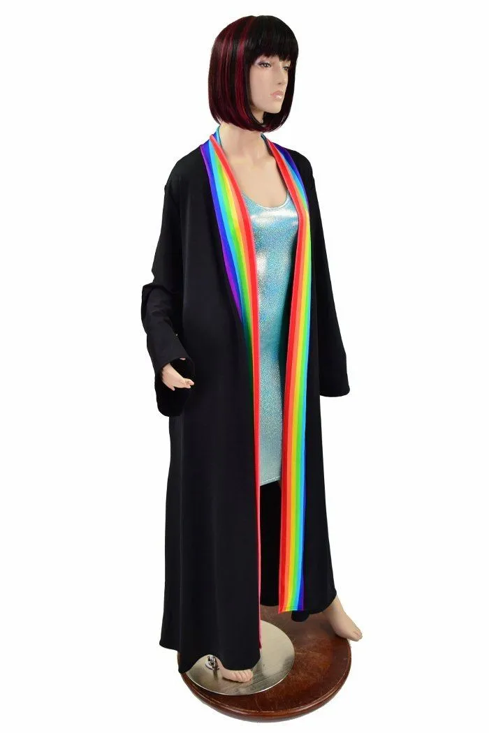 Robe with Rainbow Trim & Sash