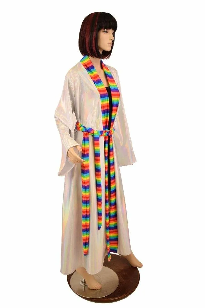 Robe with Rainbow Trim & Sash