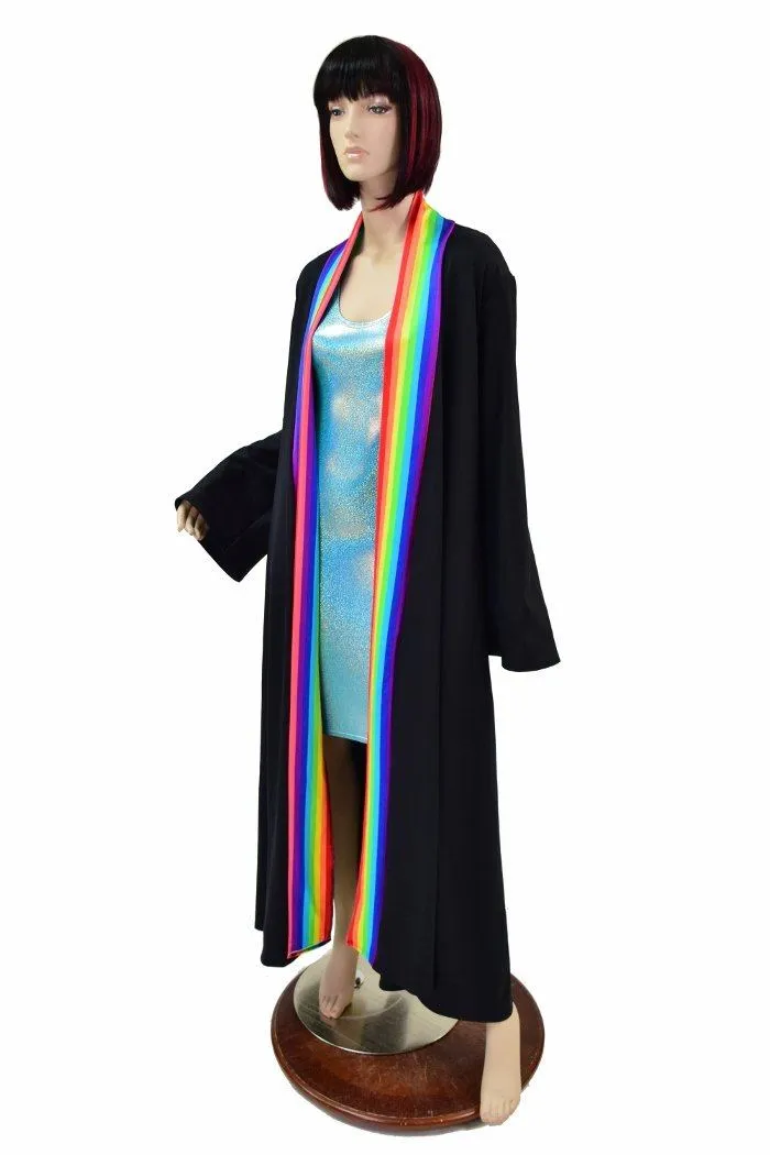 Robe with Rainbow Trim & Sash