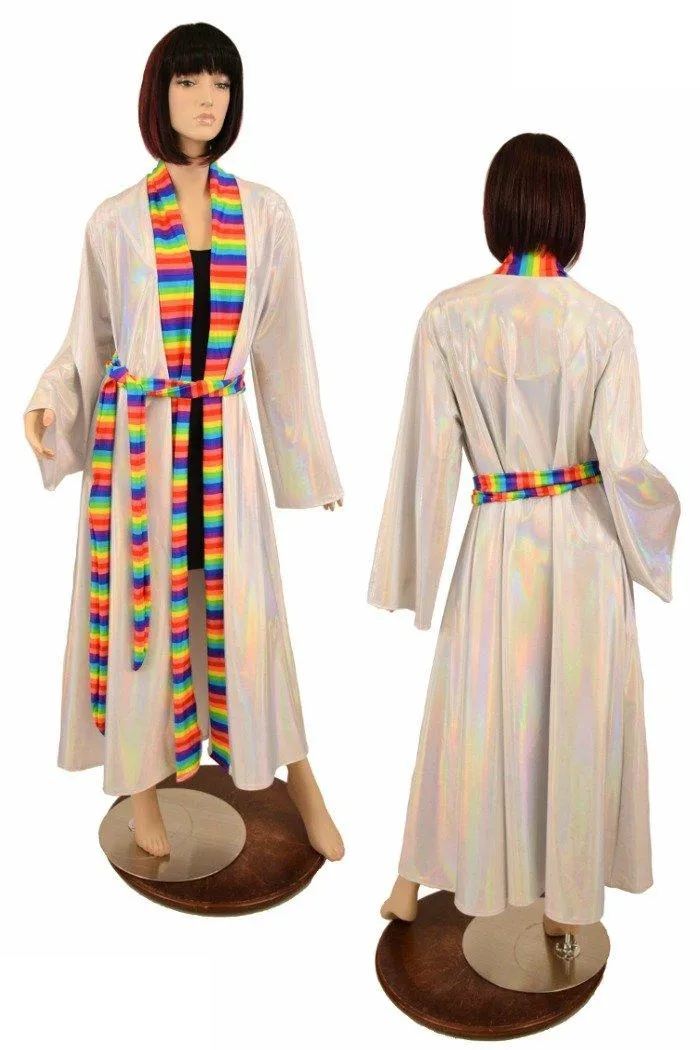 Robe with Rainbow Trim & Sash