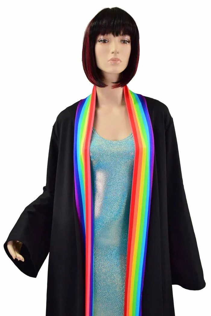 Robe with Rainbow Trim & Sash