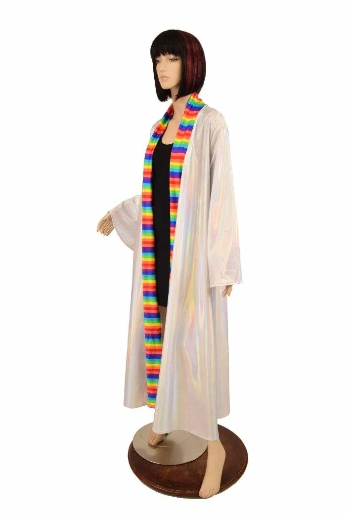 Robe with Rainbow Trim & Sash