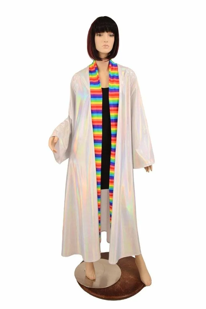 Robe with Rainbow Trim & Sash