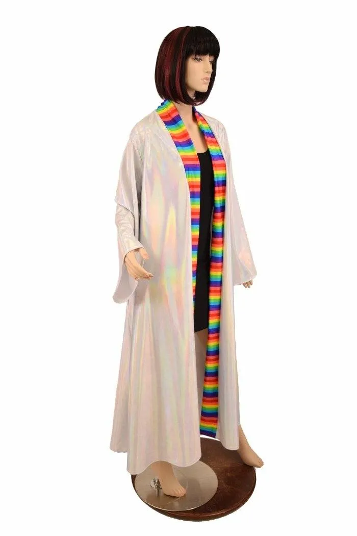 Robe with Rainbow Trim & Sash