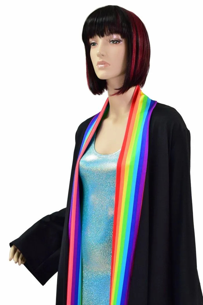 Robe with Rainbow Trim & Sash