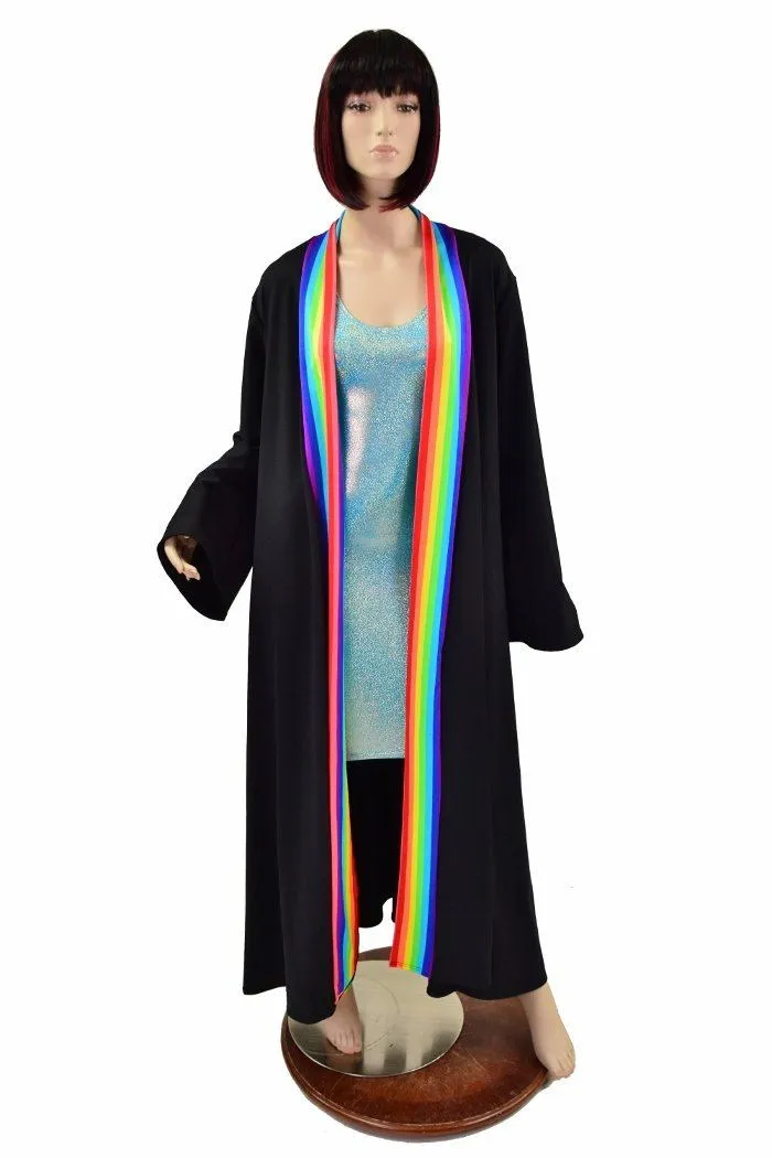 Robe with Rainbow Trim & Sash