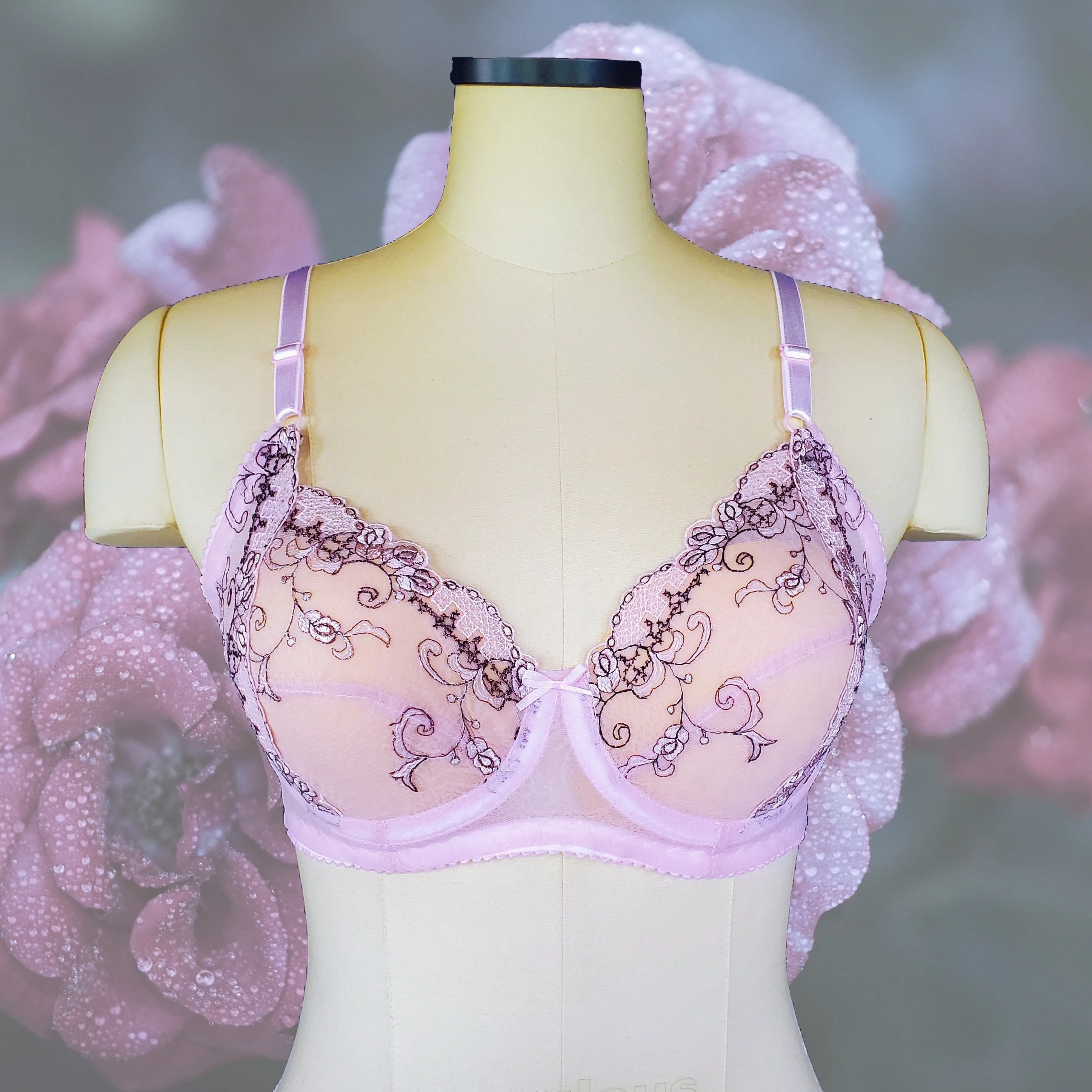 Rose Colored Glasses Lace Bra Kit