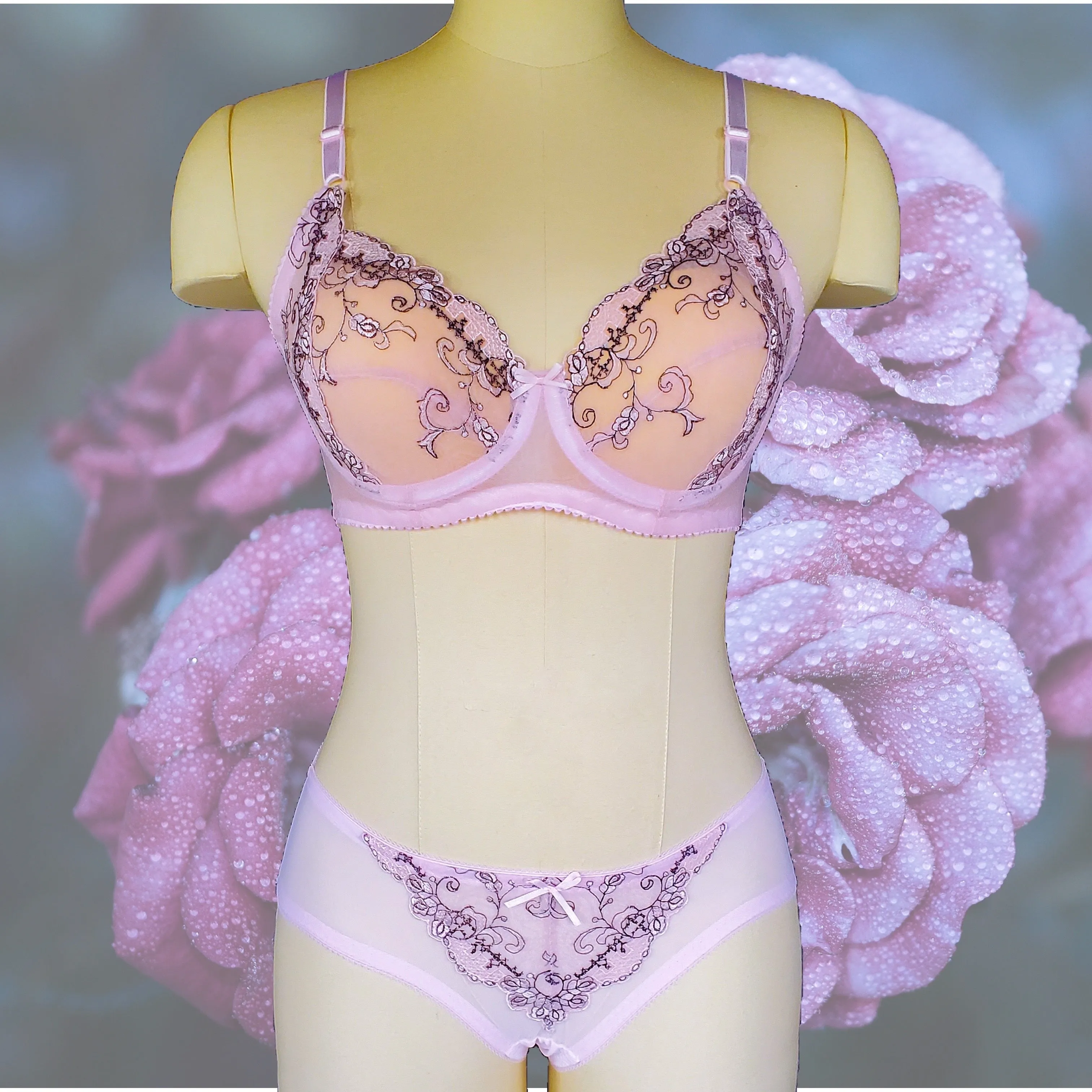 Rose Colored Glasses Lace Bra Kit