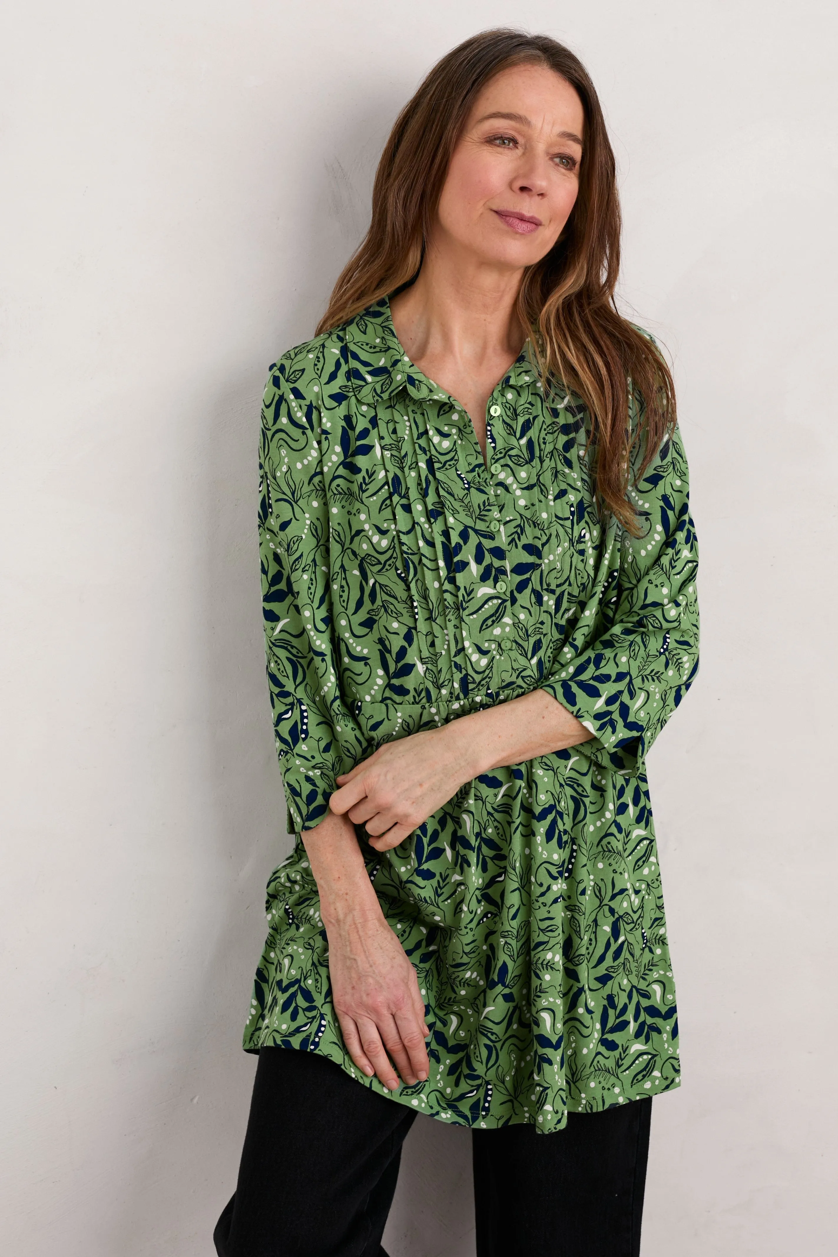 Seasalt Rocky Pass Tunic-Wandering Peas Samphire