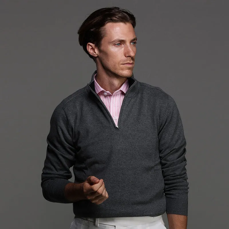 Semi-Spread Collar Polo Saint-Tropez Pink With White Stripe