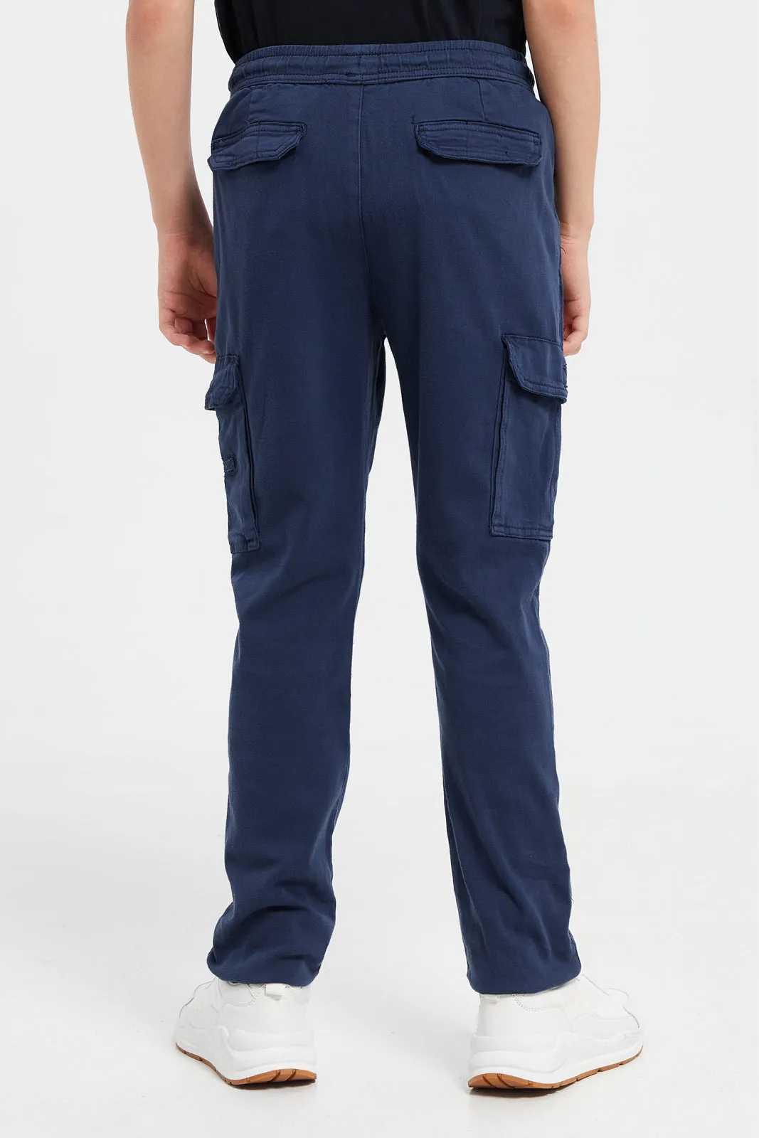 Senior Boys Navy Cargo Jogger