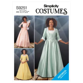 Simplicity Pattern 9251 Misses' Costumes