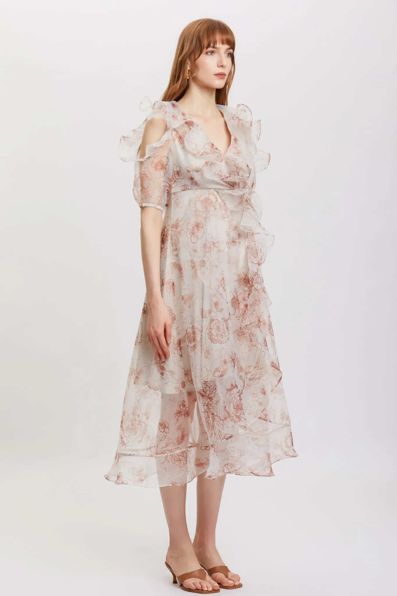 Since Then | Mutabilis Asymmetric  Chiffon Dress