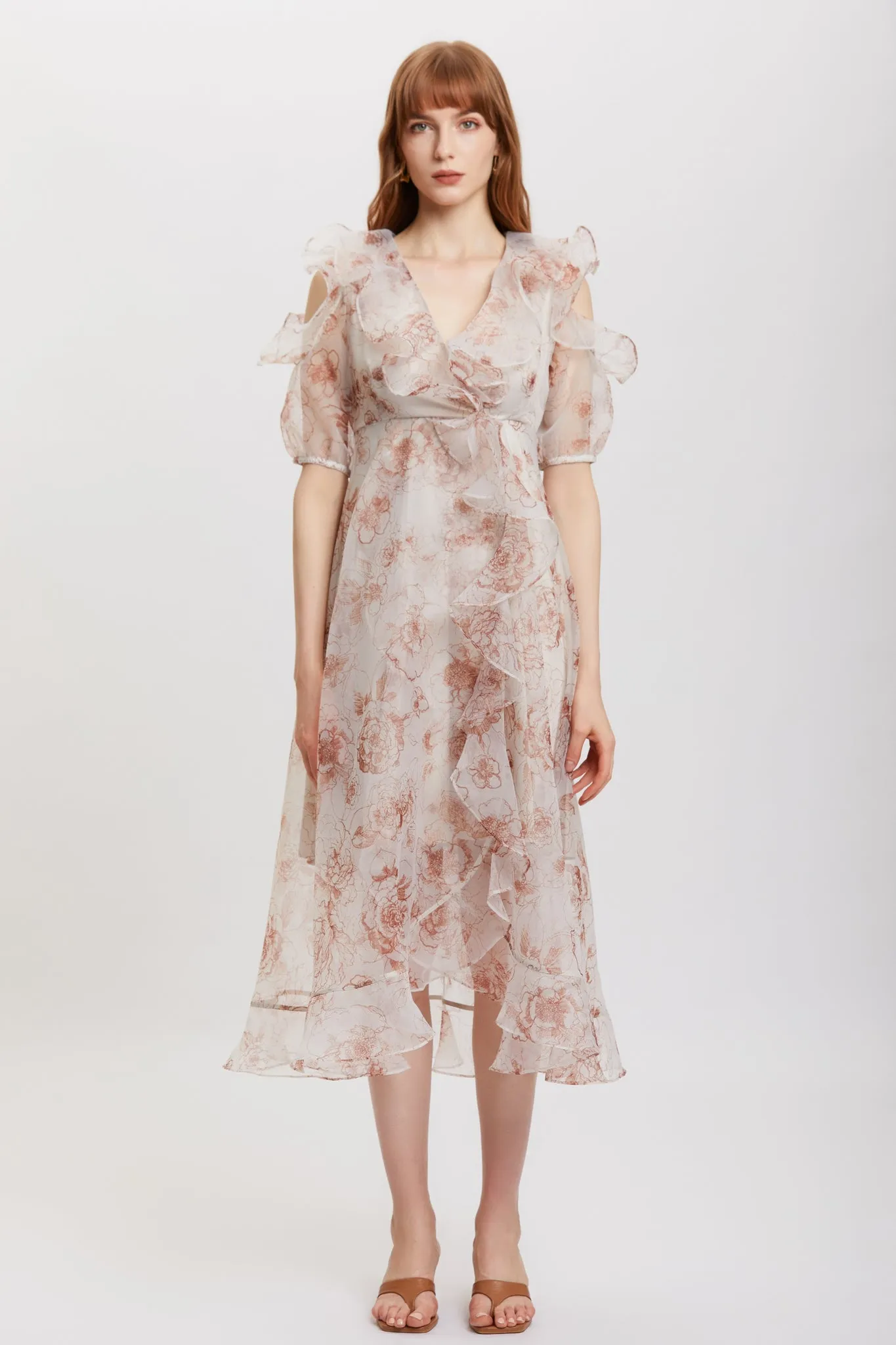 Since Then | Mutabilis Asymmetric  Chiffon Dress