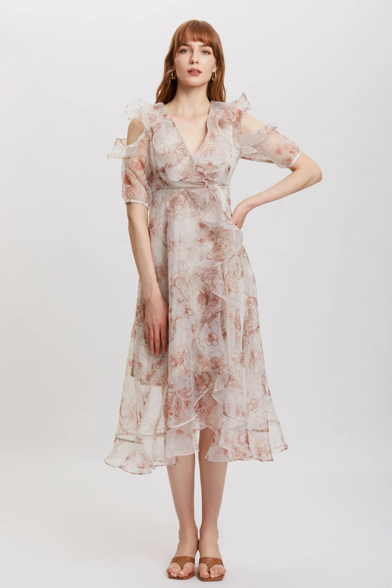 Since Then | Mutabilis Asymmetric  Chiffon Dress