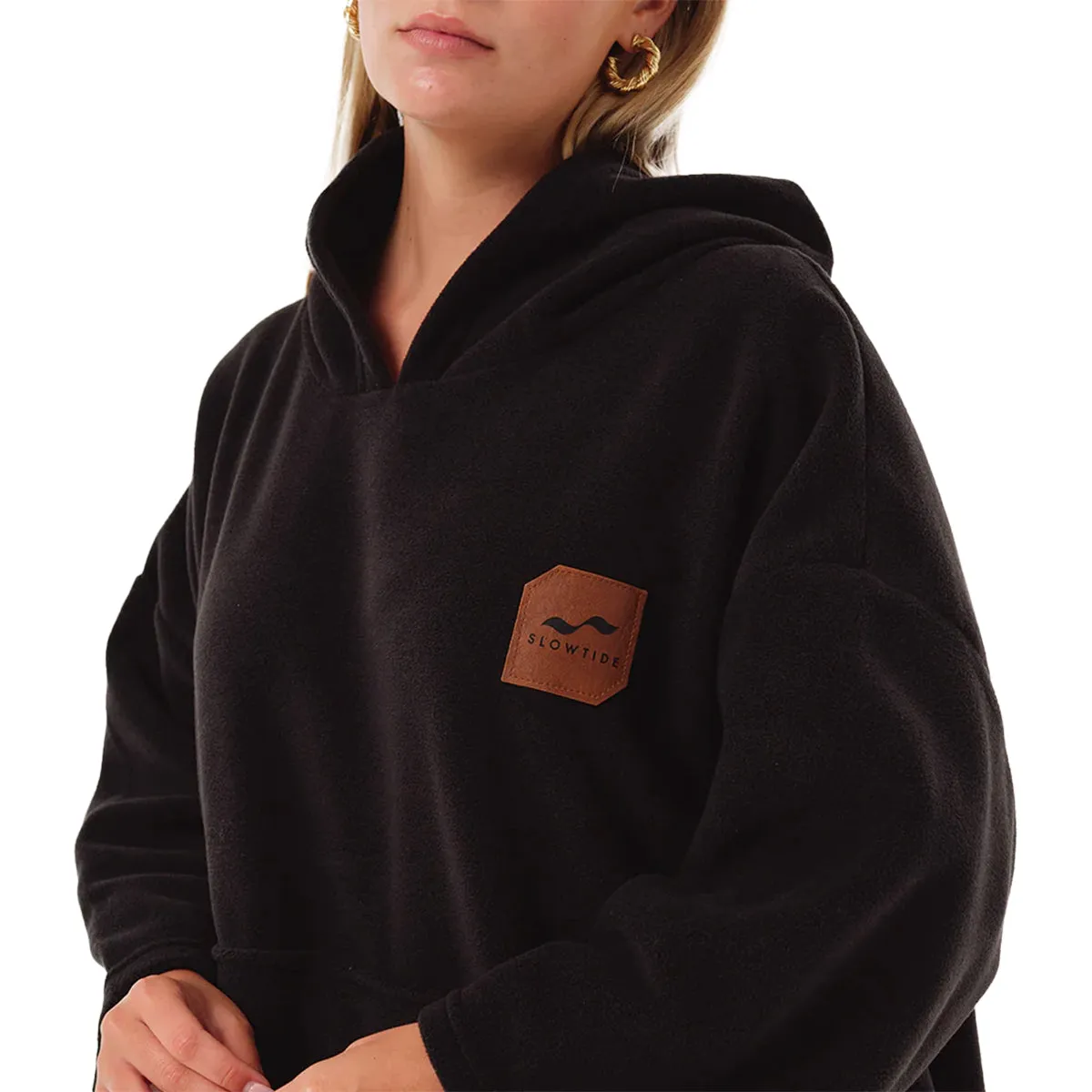 Slowtide Everyday Chilling Fleece Hooded Changing Poncho