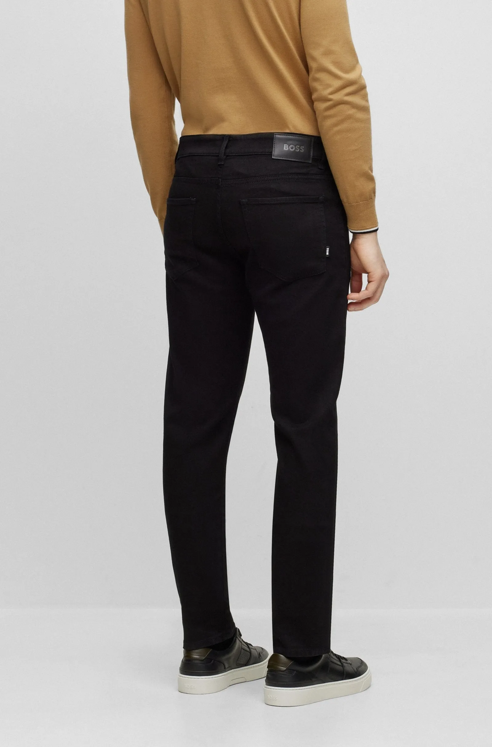 Soft Slim Fit Italian Denim - Black