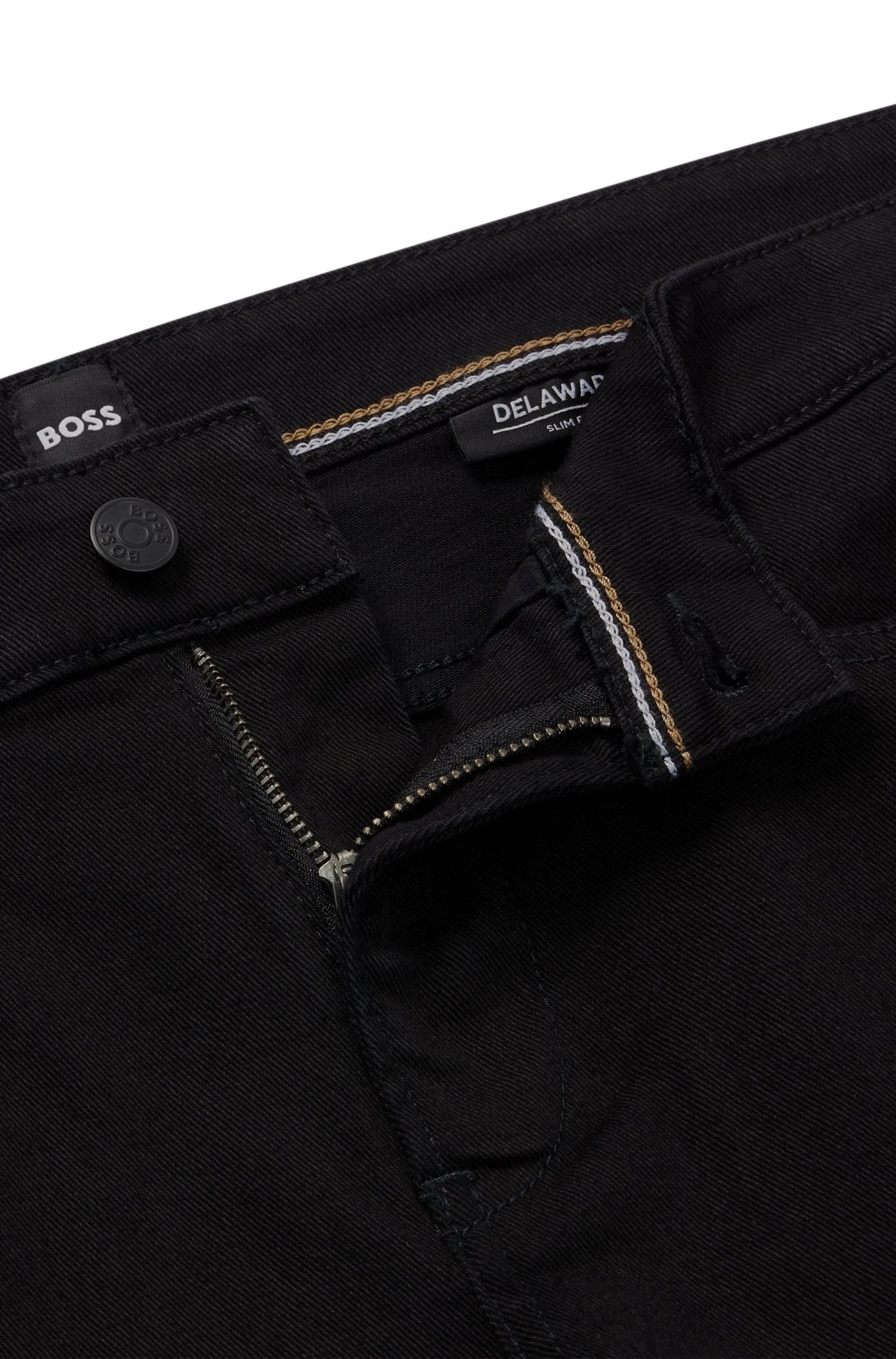 Soft Slim Fit Italian Denim - Black