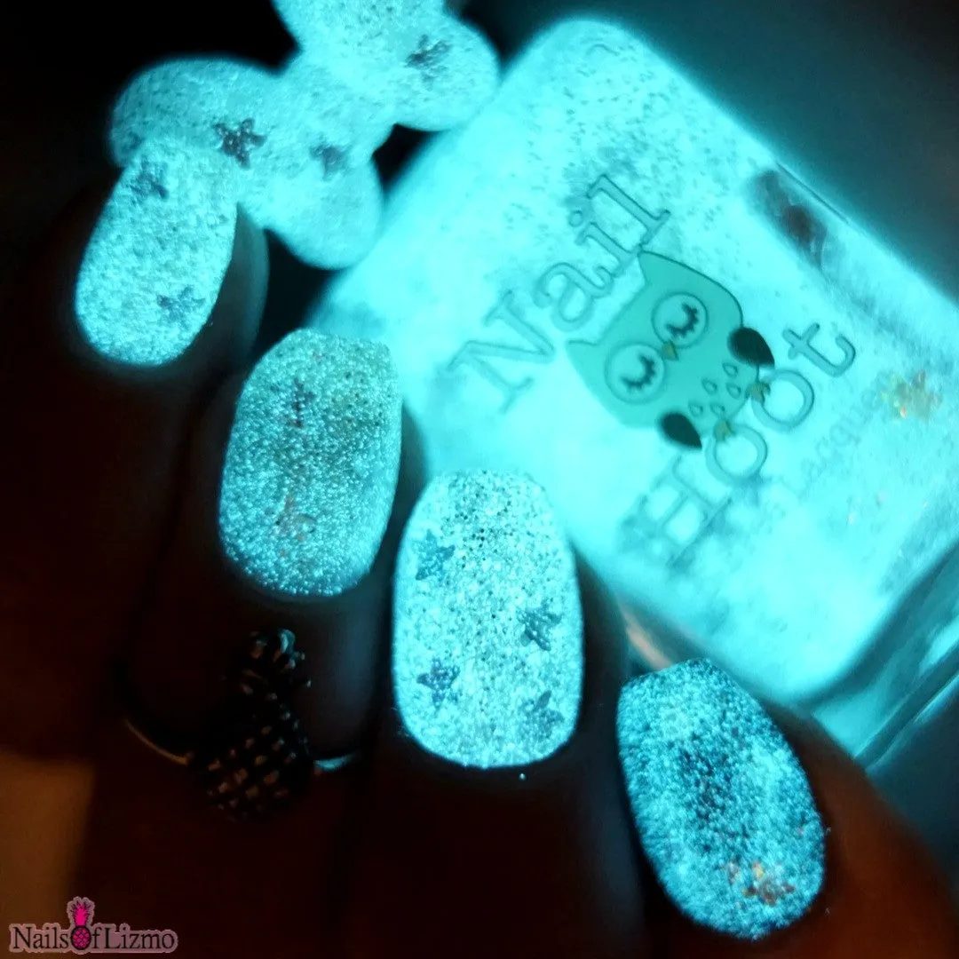 Starry Night Glow in the Dark Shifting Indie Nail Polish Topper