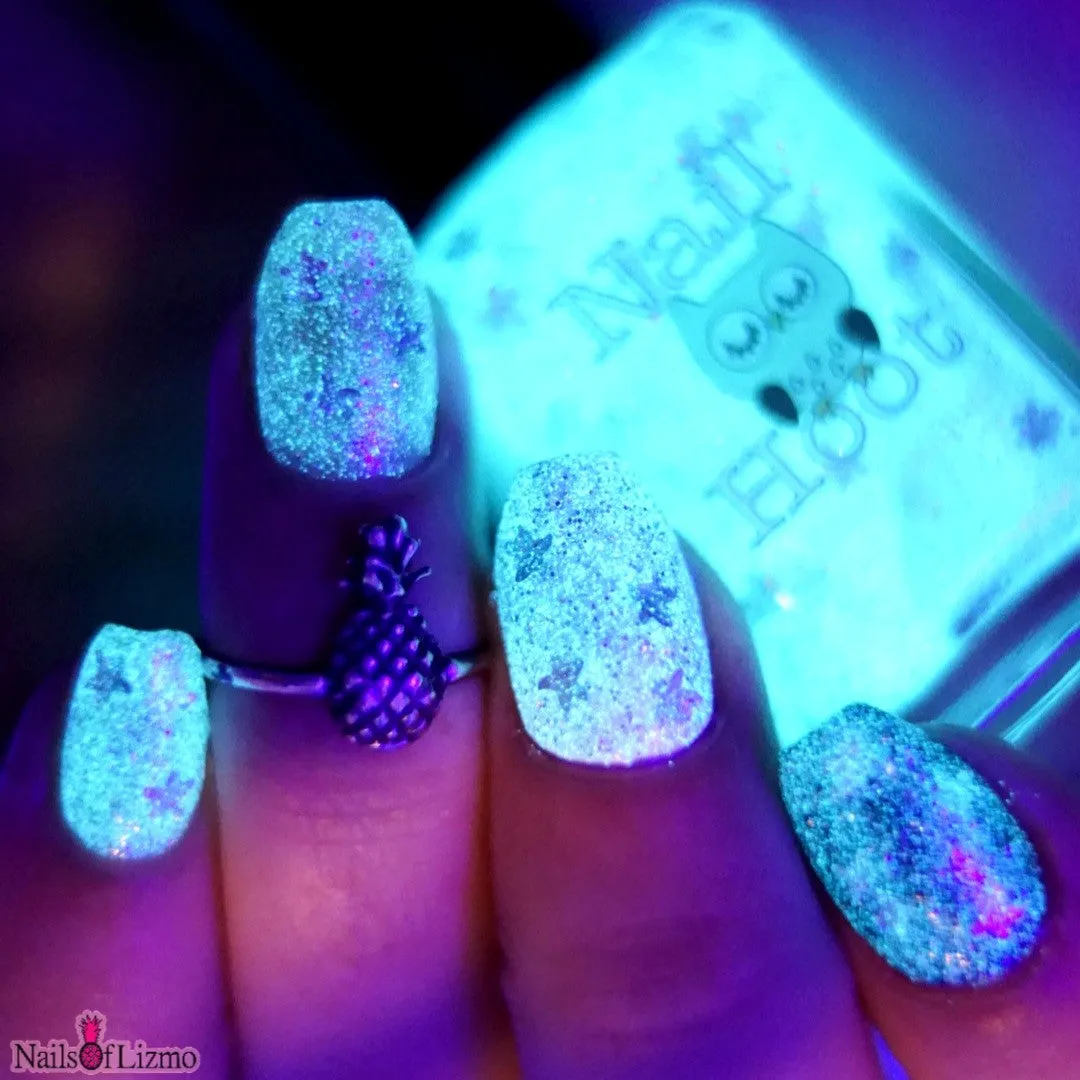 Starry Night Glow in the Dark Shifting Indie Nail Polish Topper