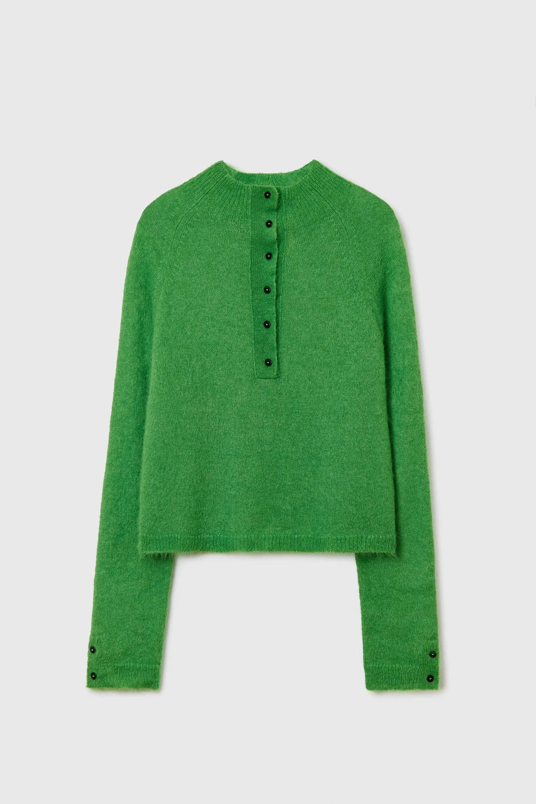 Suri Polo Sweater Bright Green