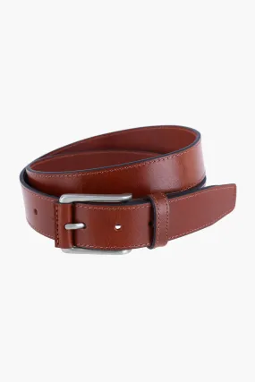 Tan Wyatt 34mm Genuine Leather Casual Jean Belt