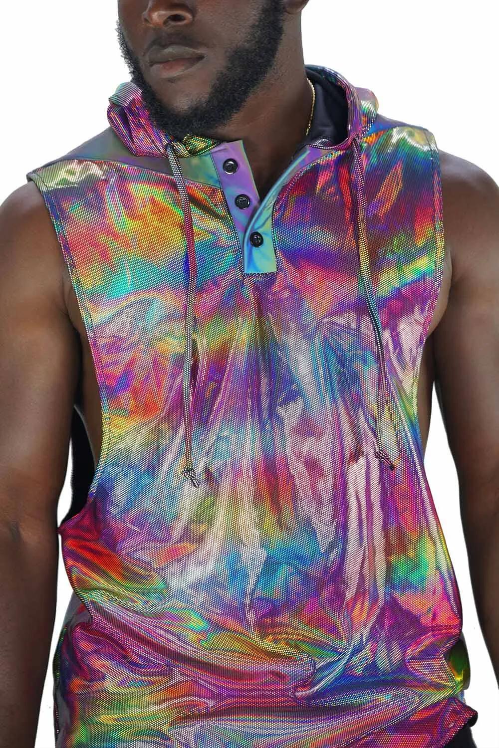 Techno Color Hoodie Tank