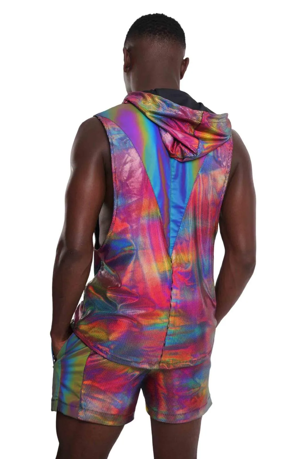 Techno Color Hoodie Tank